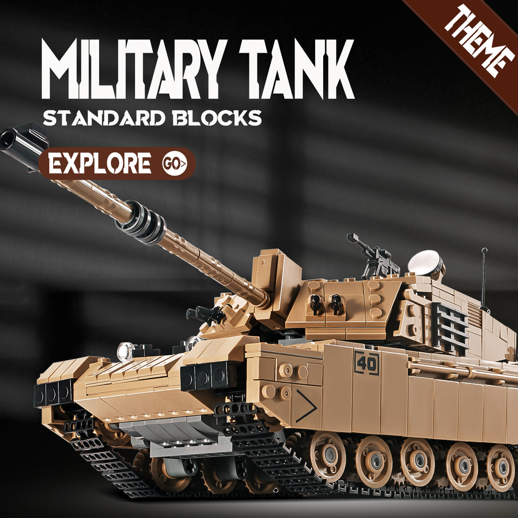 SEMKY Military Tank Standard Building Blocks