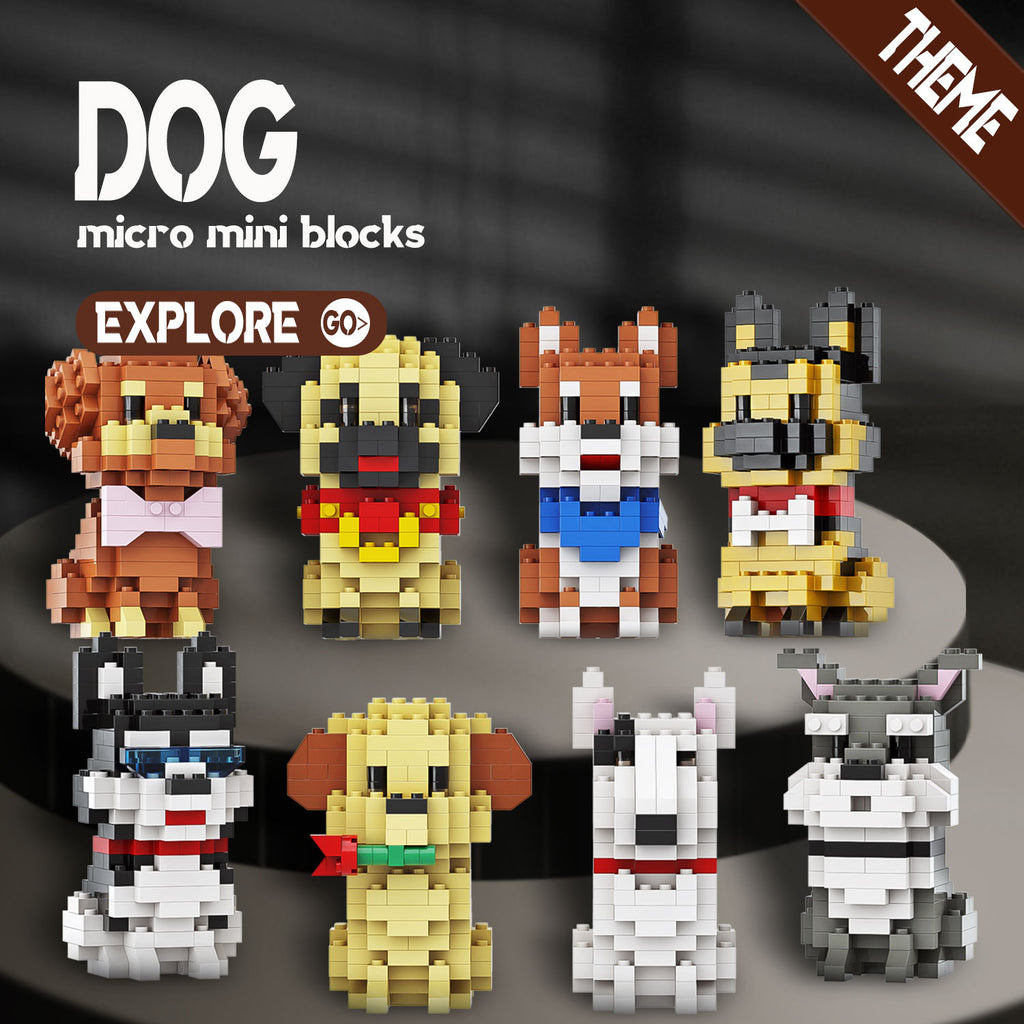 SEMKY Dog Micro Mini Blocks