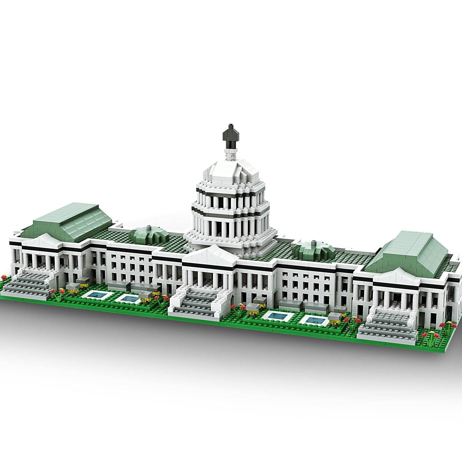 SEMKY Micro Mini Blocks United States Capitol Famous landmark Model  Set,(2888Pieces) -Building and Architecture Toys Gifts for Kid and Adult